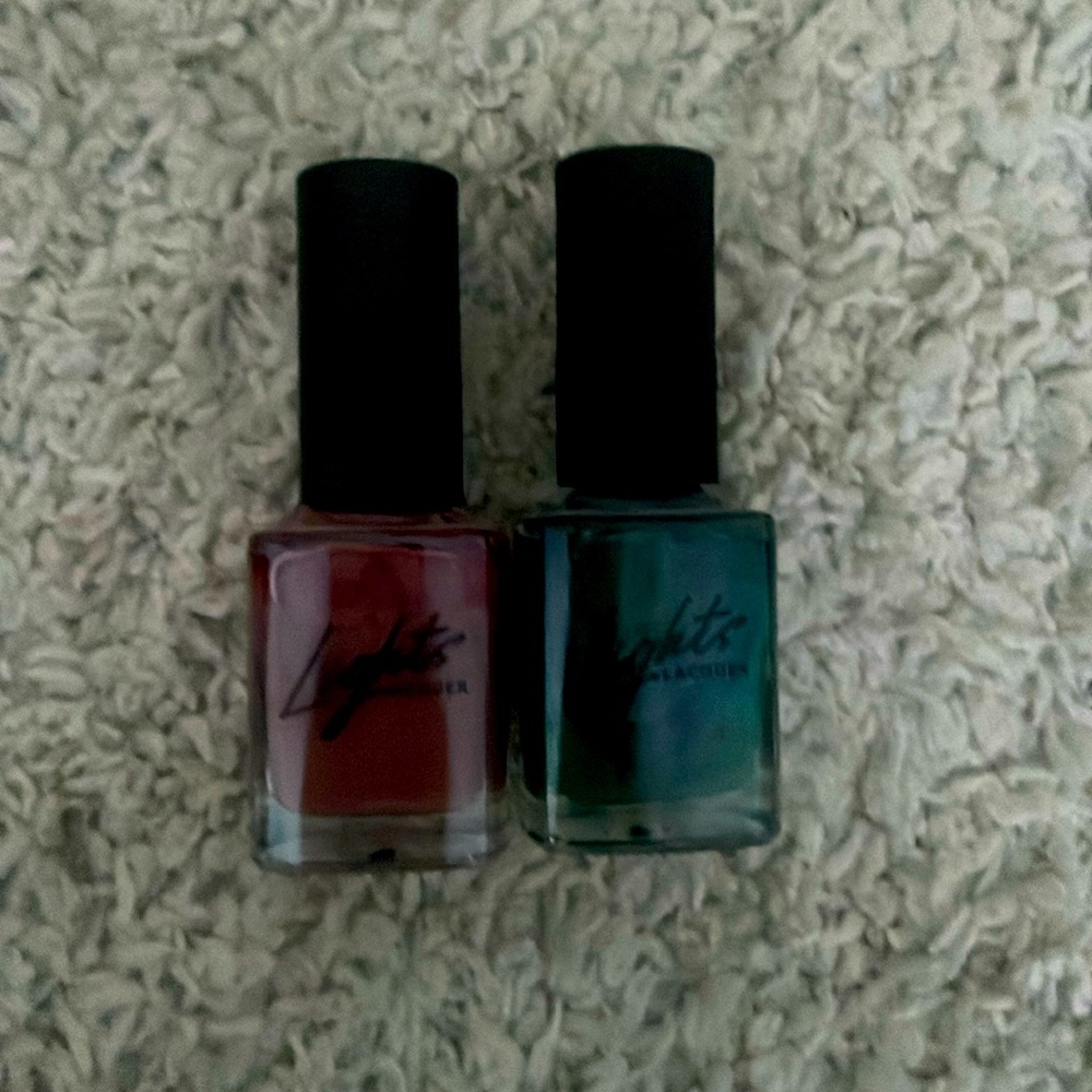 Lights nail polish. Perfect holiday set.